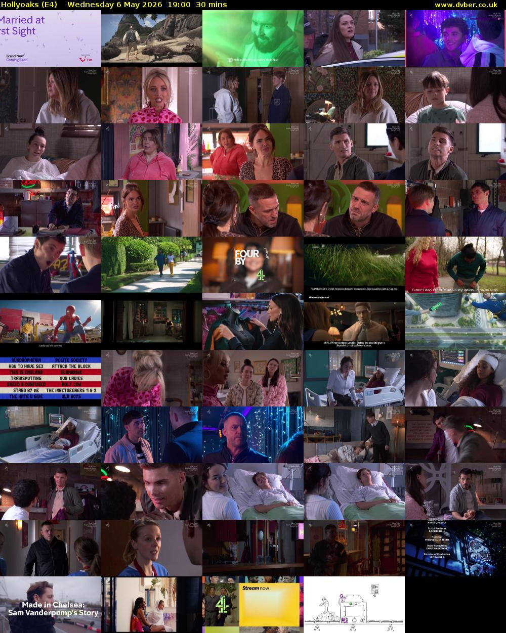 Hollyoaks (E4) Wednesday 6 May 2026 19:00 - 19:30