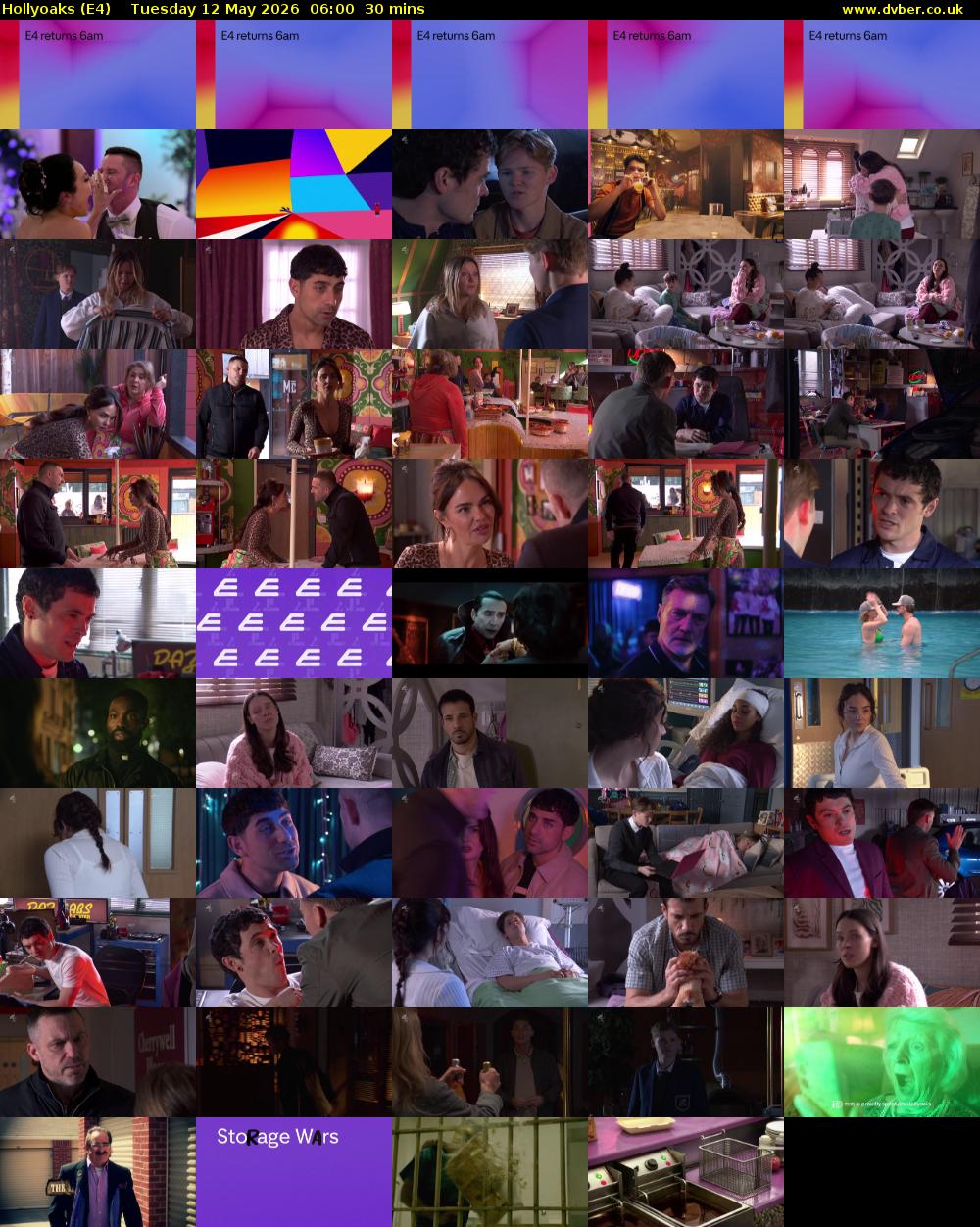 Hollyoaks (E4) Tuesday 12 May 2026 06:00 - 06:30