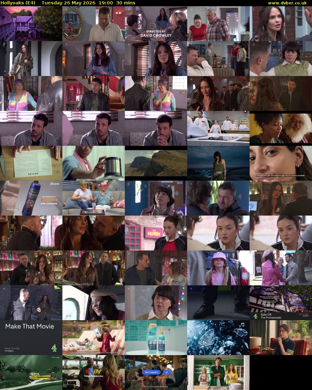 Hollyoaks (E4) Tuesday 26 May 2026 19:00 - 19:30