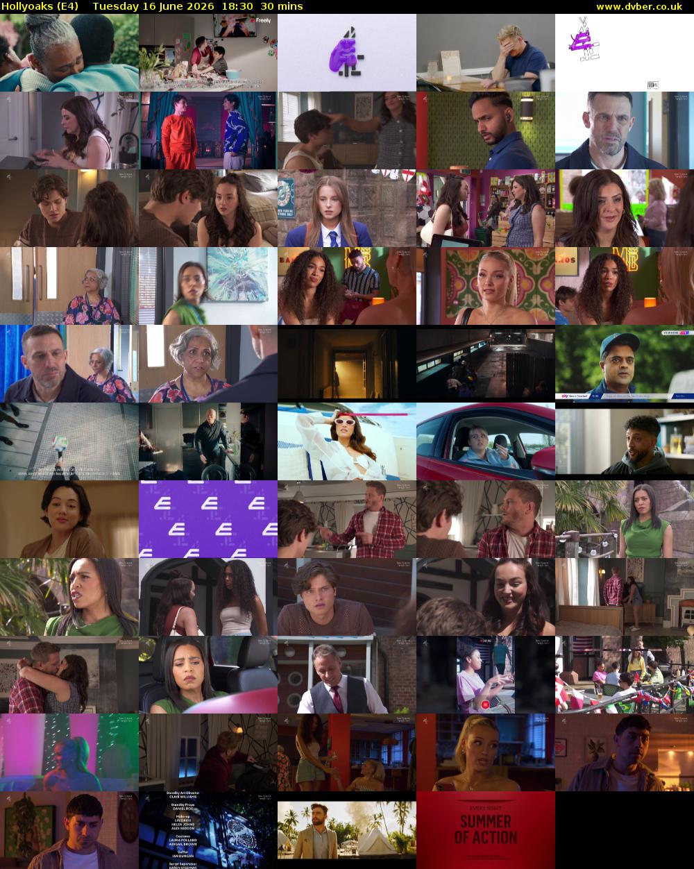 Hollyoaks (E4) Tuesday 16 June 2026 18:30 - 19:00