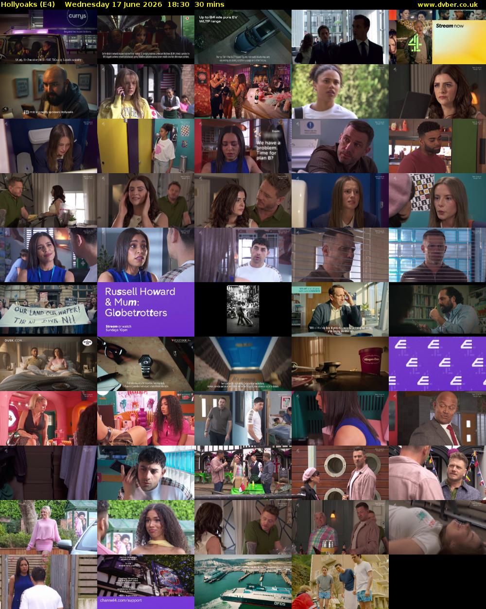 Hollyoaks (E4) Wednesday 17 June 2026 18:30 - 19:00
