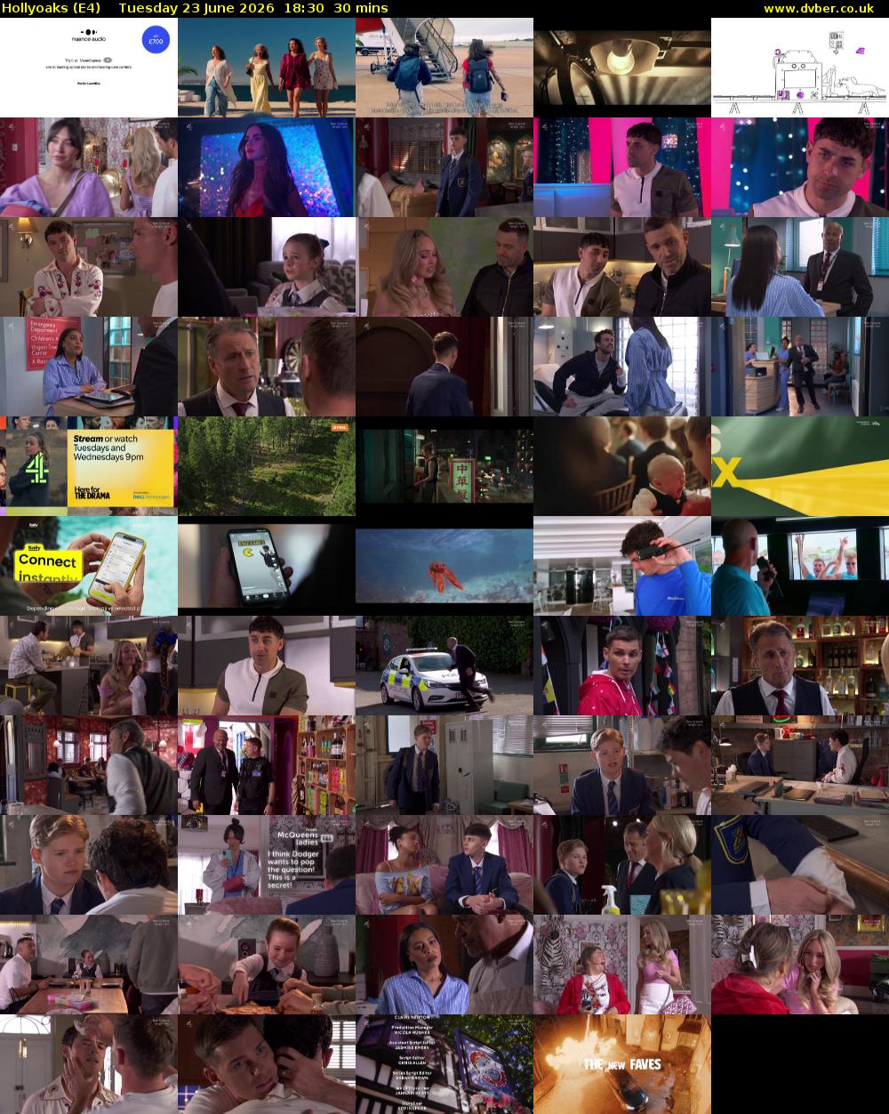 Hollyoaks (E4) Tuesday 23 June 2026 18:30 - 19:00