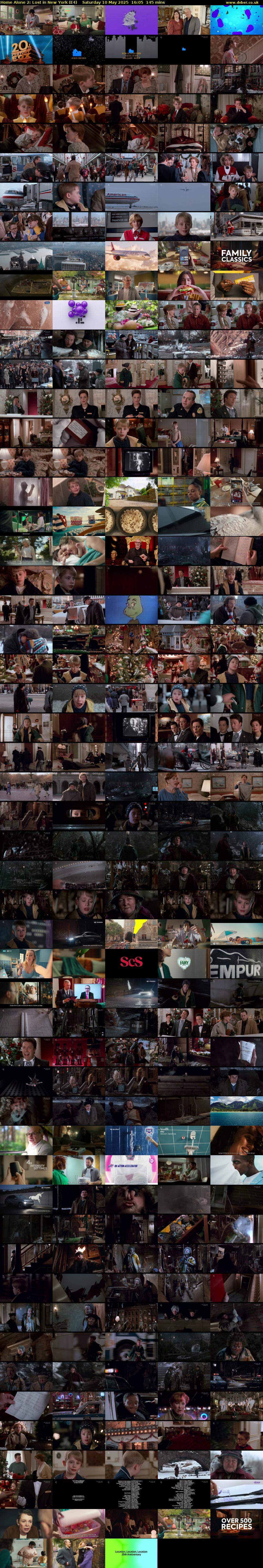 Home Alone 2: Lost in New York (E4) Saturday 10 May 2025 16:05 - 18:30