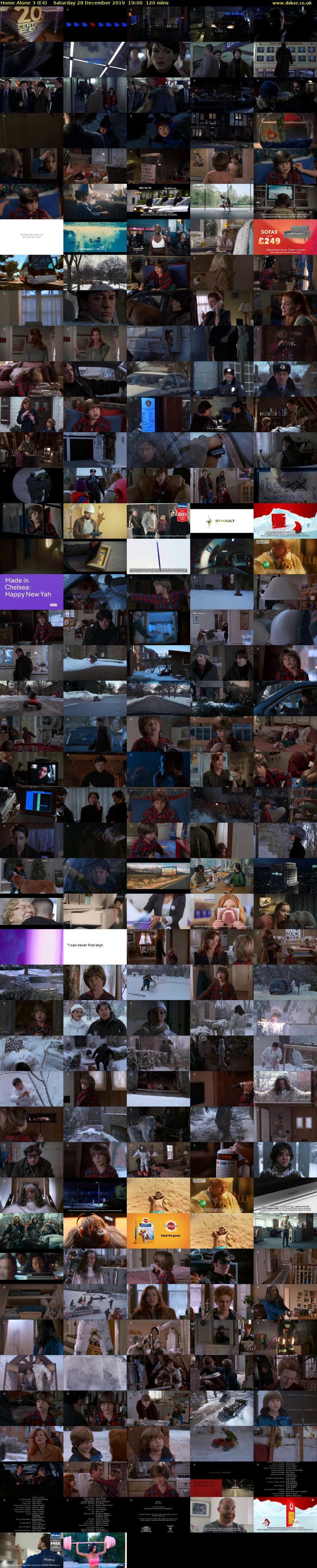 Home Alone 3 (E4) Saturday 28 December 2019 19:00 - 21:00