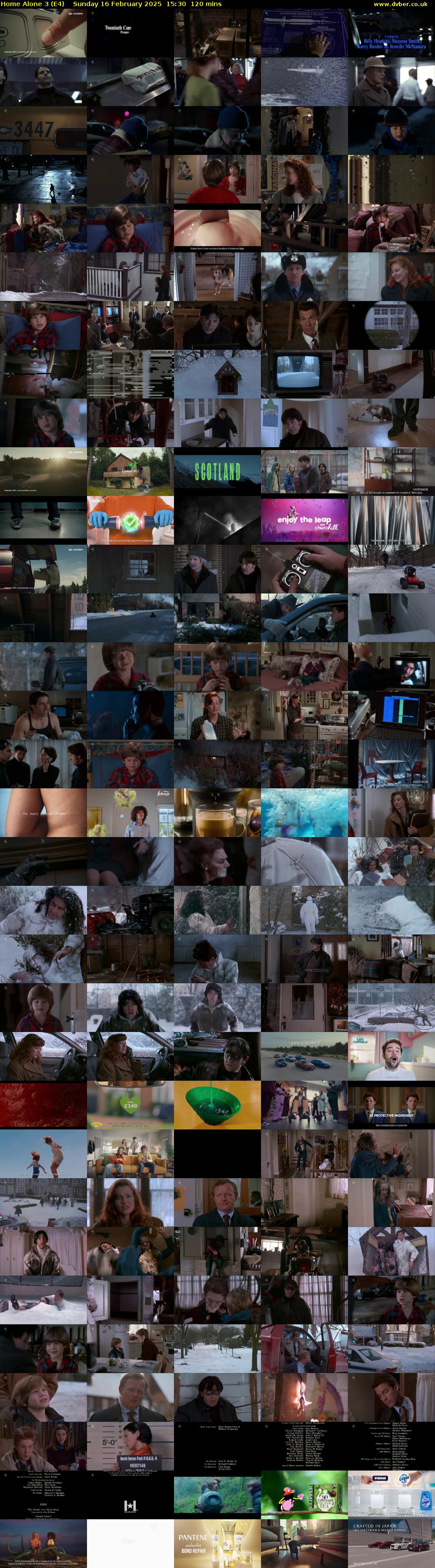 Home Alone 3 (E4) Sunday 16 February 2025 15:30 - 17:30