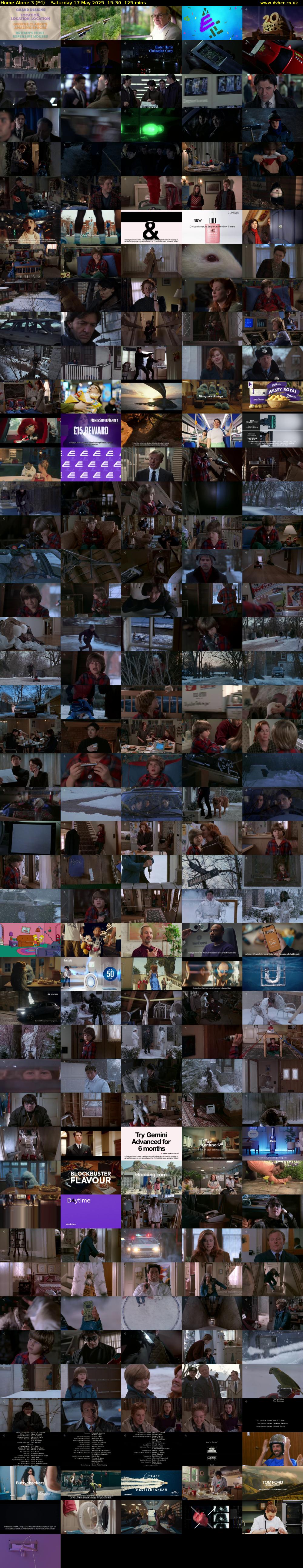 Home Alone 3 (E4) Saturday 17 May 2025 15:30 - 17:35