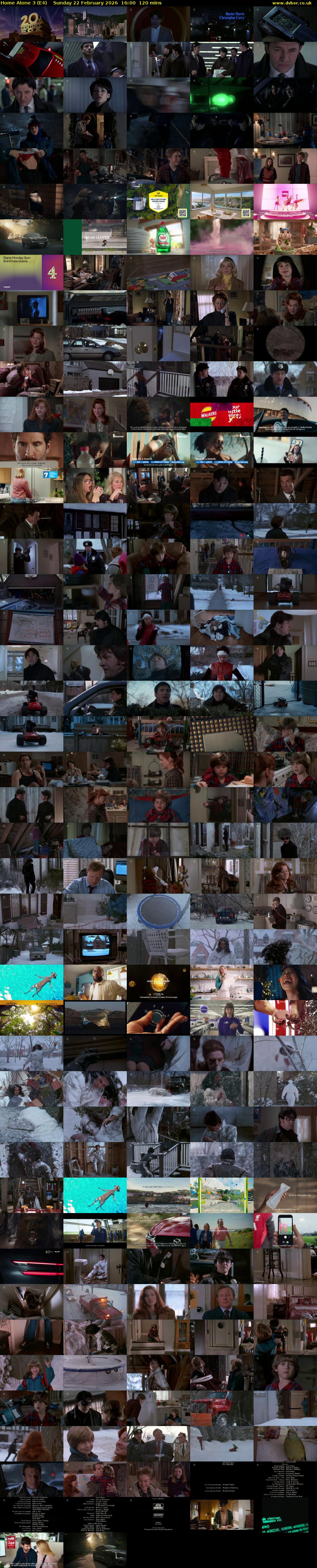 Home Alone 3 (E4) Sunday 22 February 2026 16:00 - 18:00