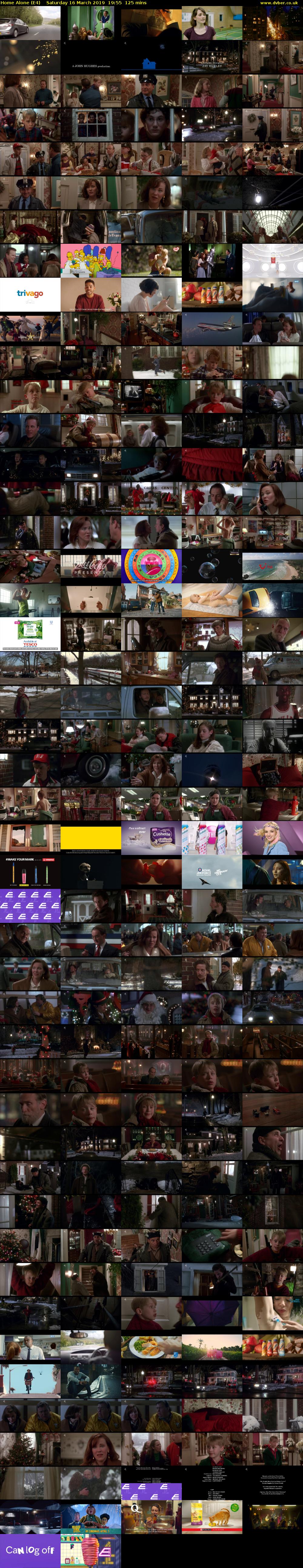Home Alone (E4) Saturday 16 March 2019 19:55 - 22:00