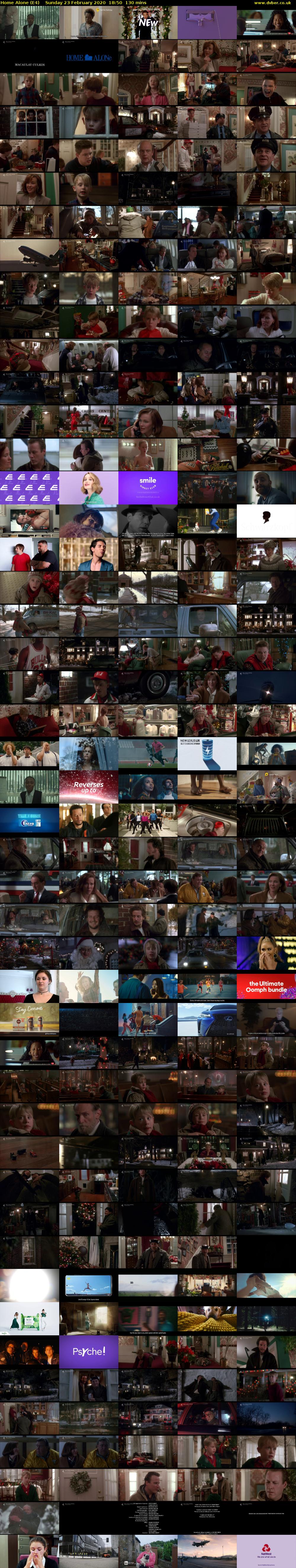 Home Alone (E4) Sunday 23 February 2020 18:50 - 21:00