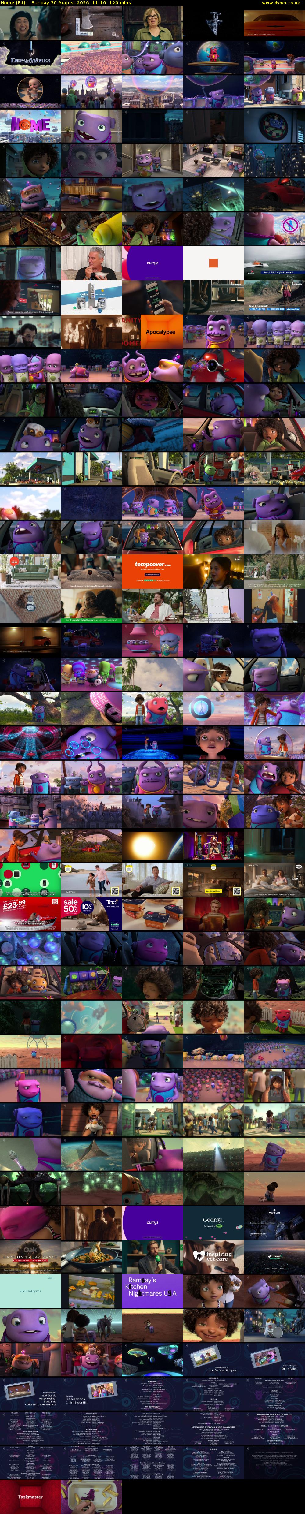 Home (E4) Sunday 30 August 2026 11:10 - 13:10