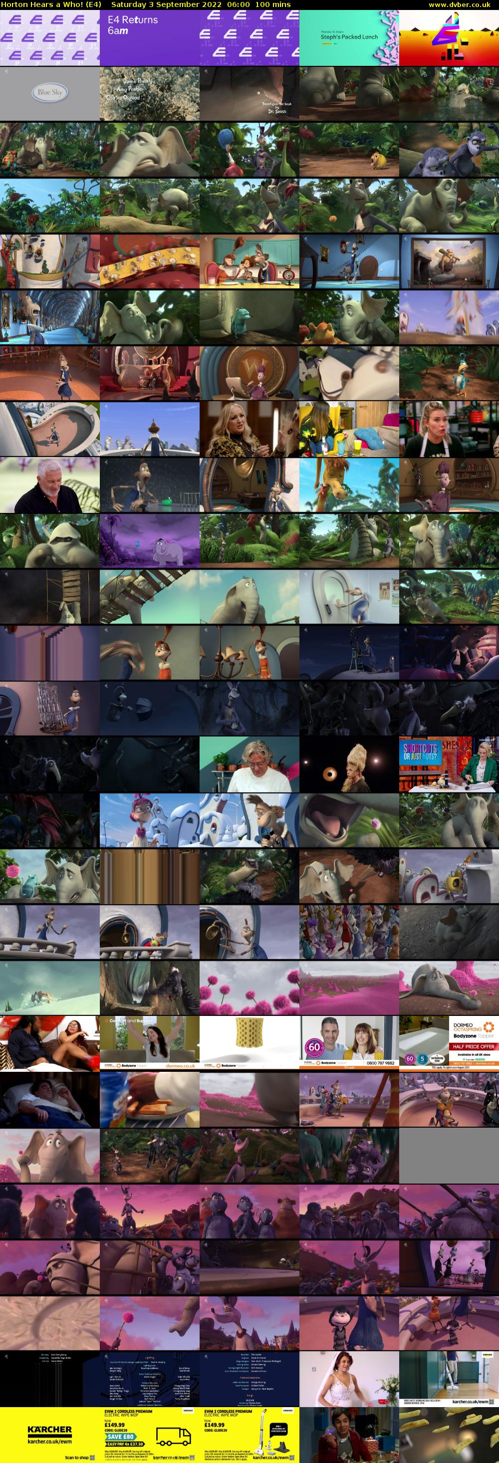 Horton Hears a Who! (E4) Saturday 3 September 2022 06:00 - 07:40