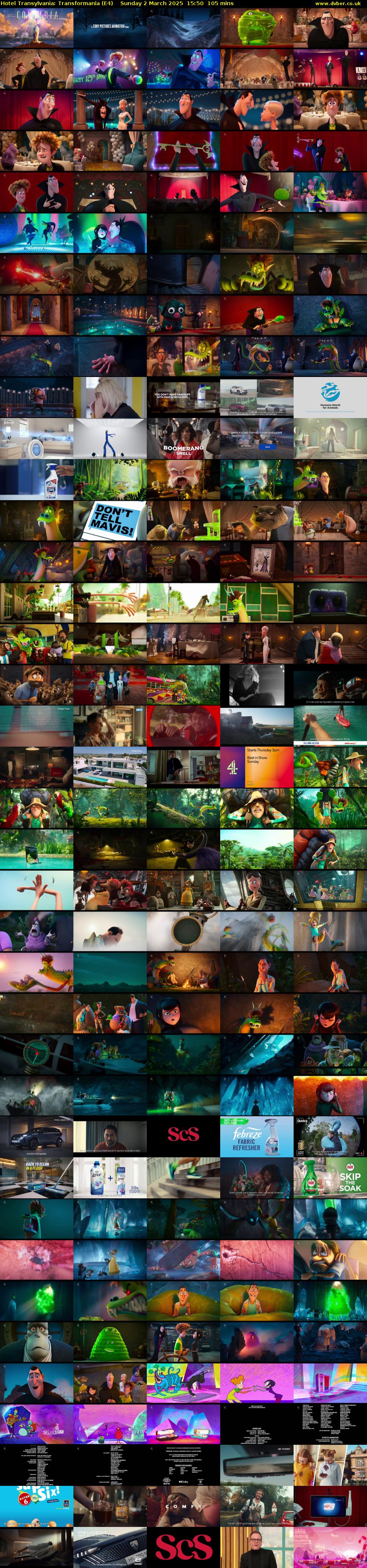 Hotel Transylvania: Transformania (E4) Sunday 2 March 2025 15:50 - 17:35