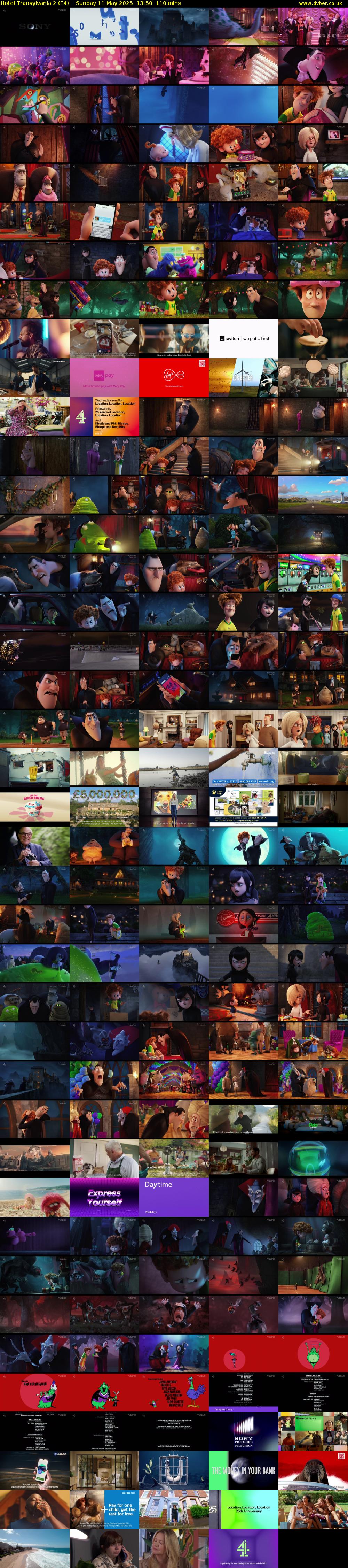 Hotel Transylvania 2 (E4) Sunday 11 May 2025 13:50 - 15:40