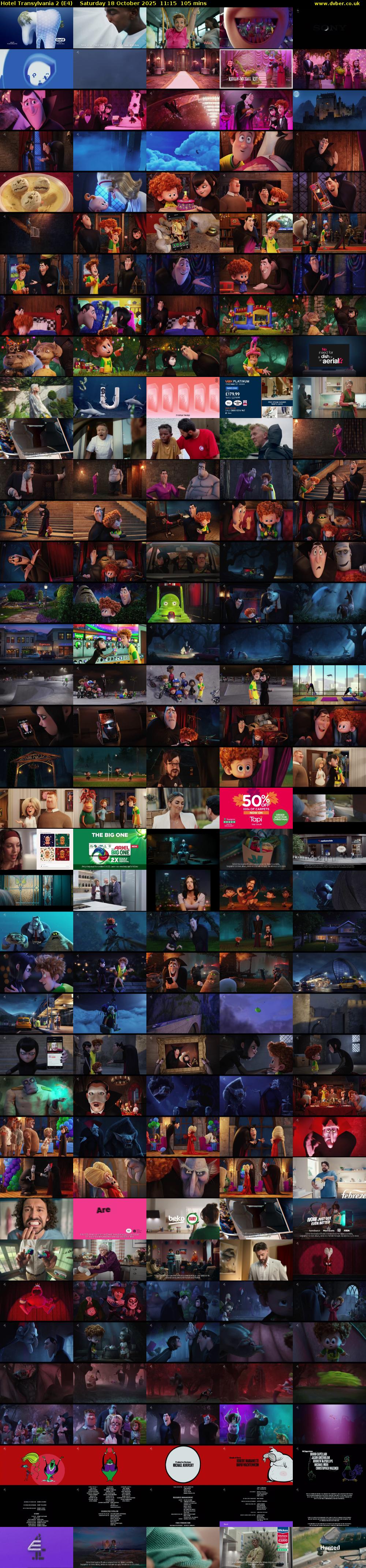 Hotel Transylvania 2 (E4) Saturday 18 October 2025 11:15 - 13:00