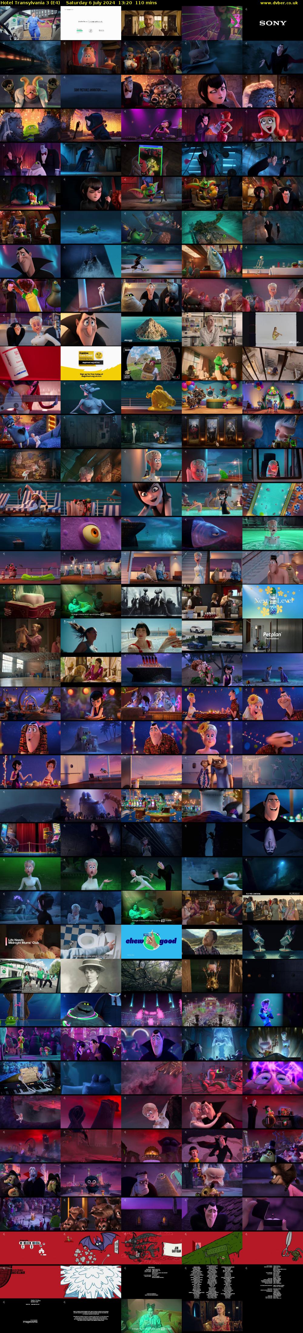 Hotel Transylvania 3 (E4) Saturday 6 July 2024 13:20 - 15:10