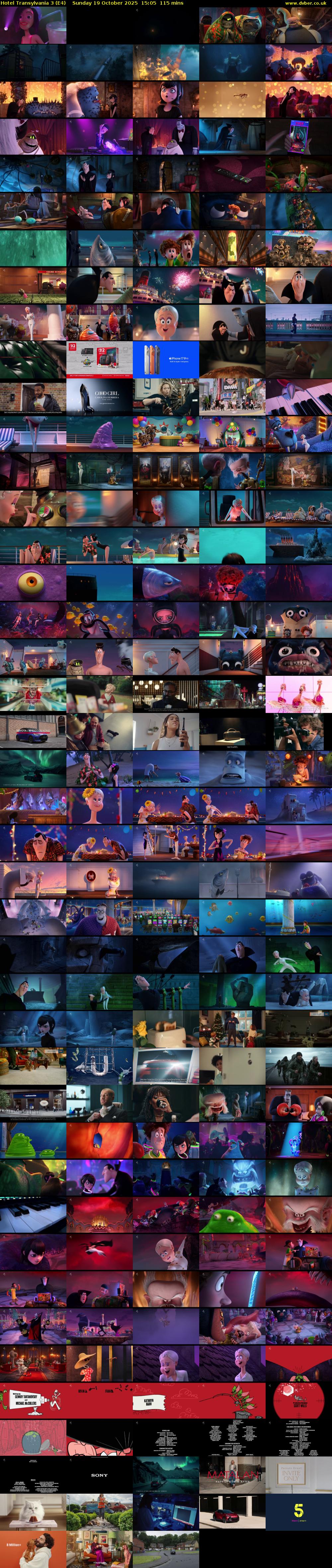 Hotel Transylvania 3 (E4) Sunday 19 October 2025 15:05 - 17:00