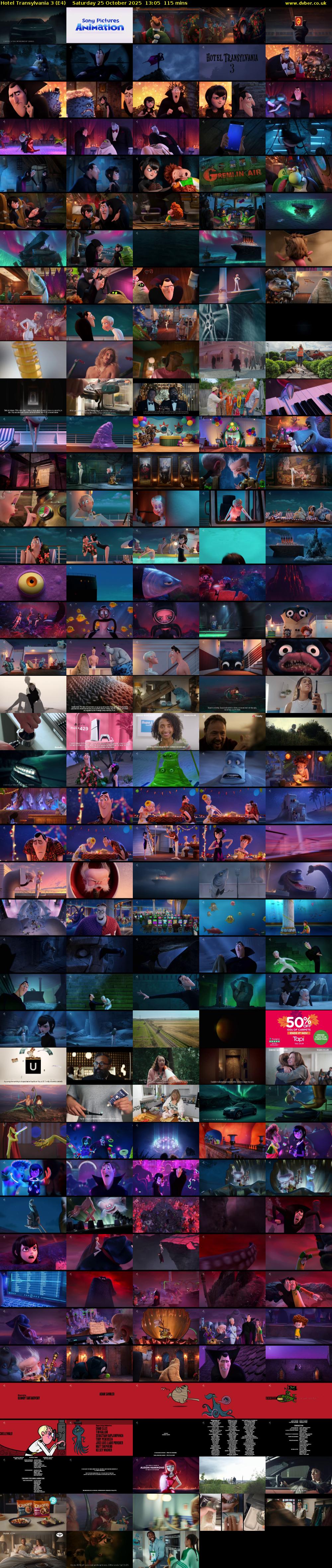 Hotel Transylvania 3 (E4) Saturday 25 October 2025 13:05 - 15:00