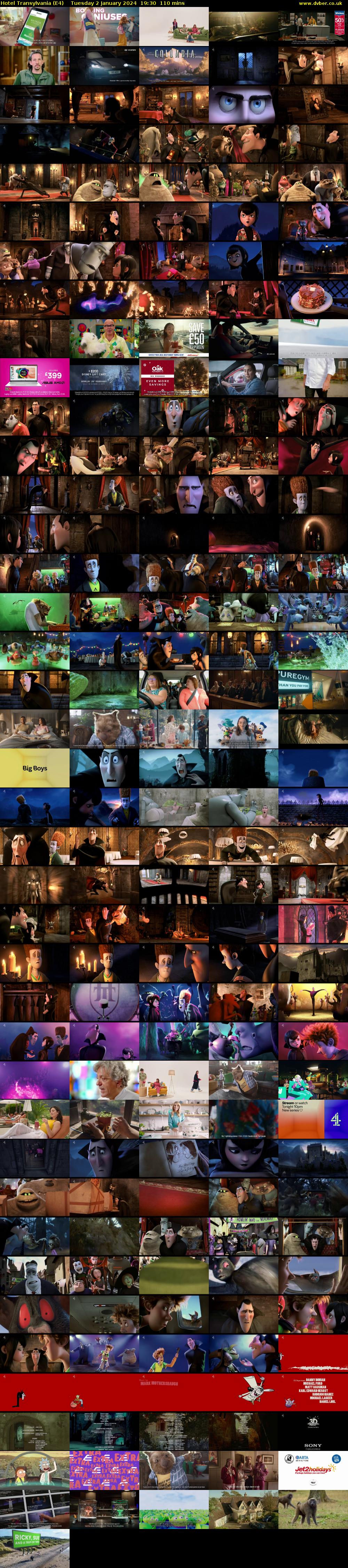 Hotel Transylvania (E4) Tuesday 2 January 2024 19:30 - 21:20