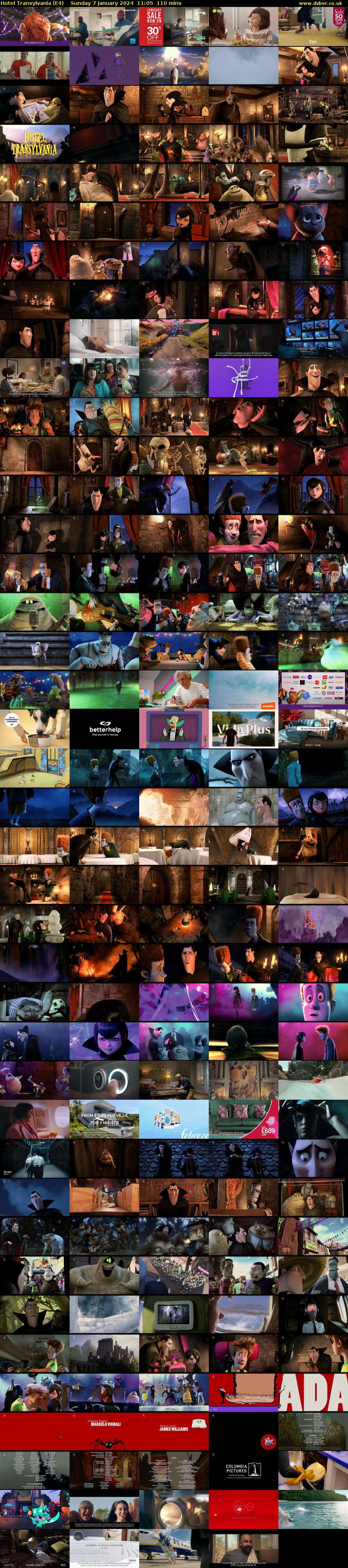 Hotel Transylvania (E4) Sunday 7 January 2024 11:05 - 12:55