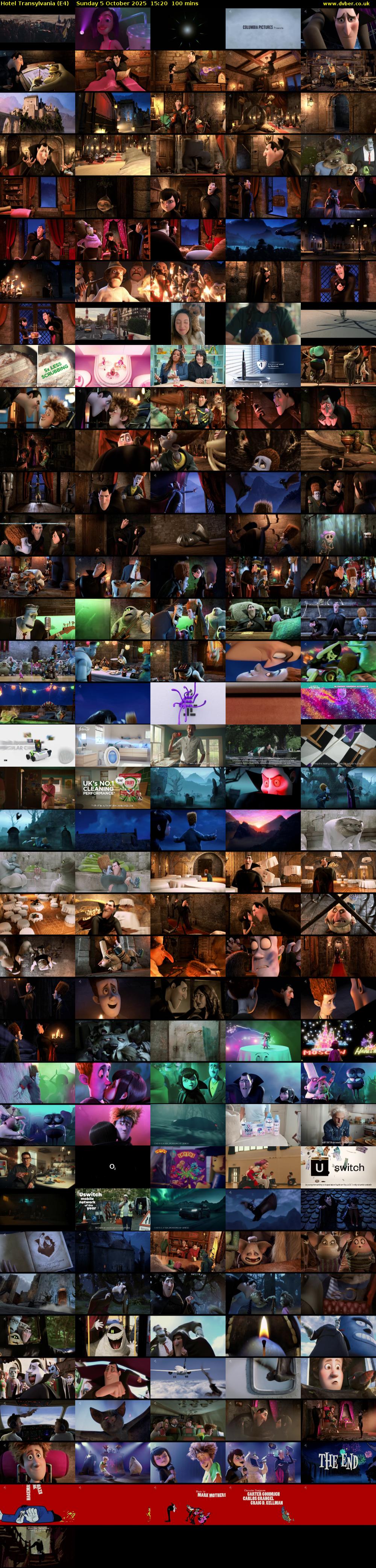 Hotel Transylvania (E4) Sunday 5 October 2025 15:20 - 17:00