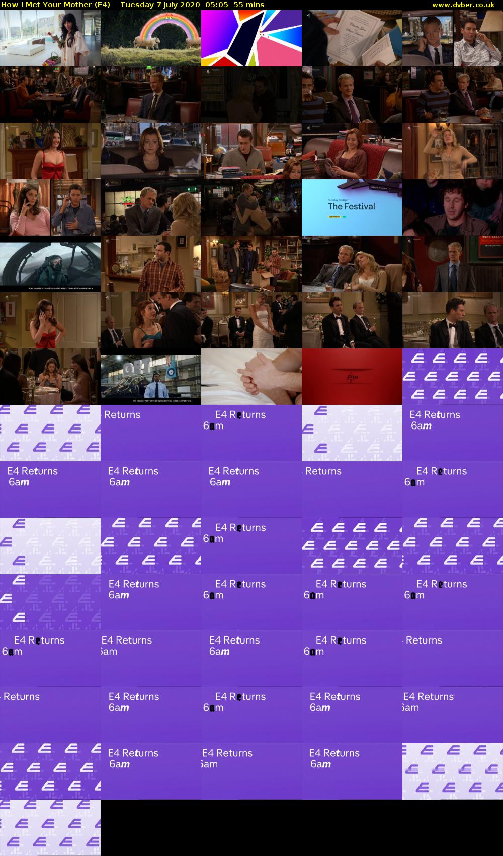 How I Met Your Mother (E4) Tuesday 7 July 2020 05:05 - 06:00