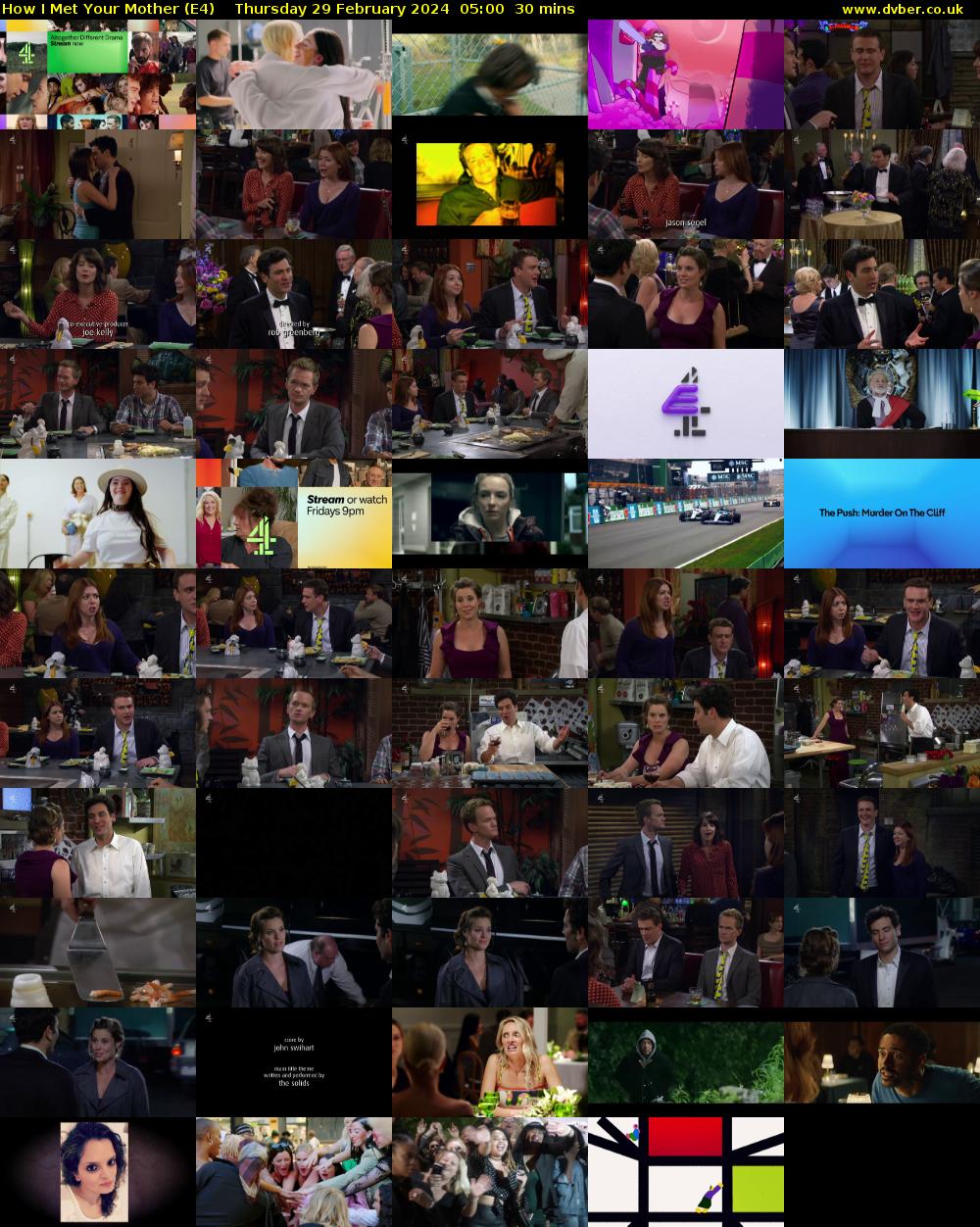 How I Met Your Mother (E4) Thursday 29 February 2024 05:00 - 05:30