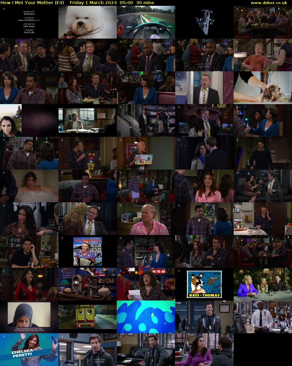 How I Met Your Mother (E4) Friday 1 March 2024 05:00 - 05:30