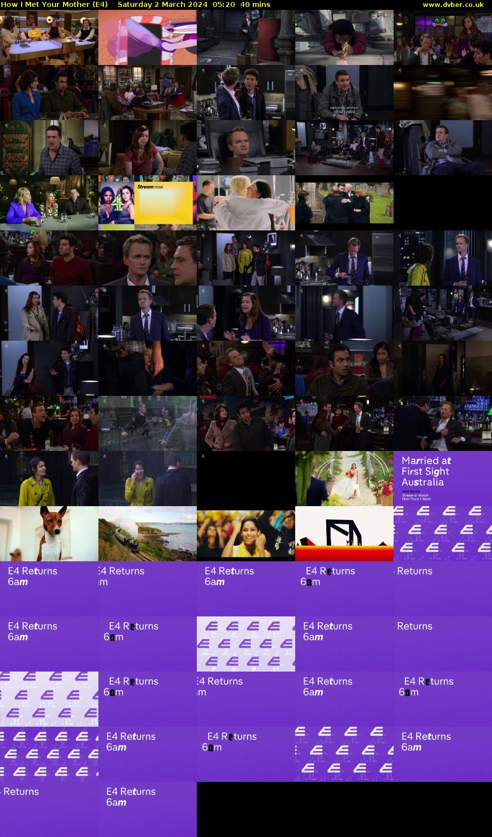 How I Met Your Mother (E4) Saturday 2 March 2024 05:20 - 06:00
