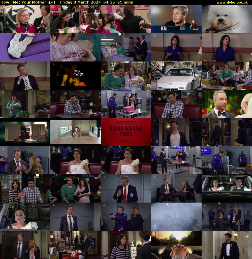How I Met Your Mother (E4) Friday 8 March 2024 04:35 - 05:00