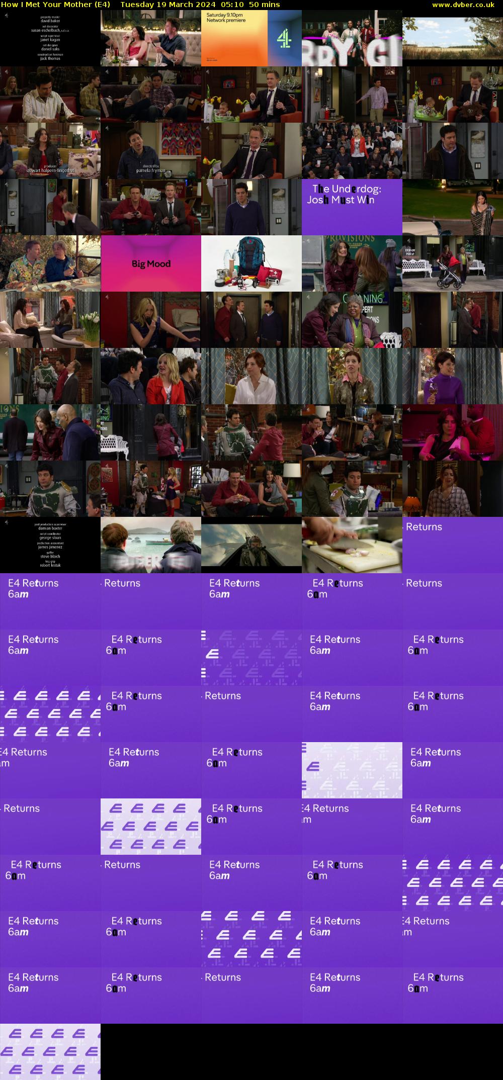 How I Met Your Mother (E4) Tuesday 19 March 2024 05:10 - 06:00