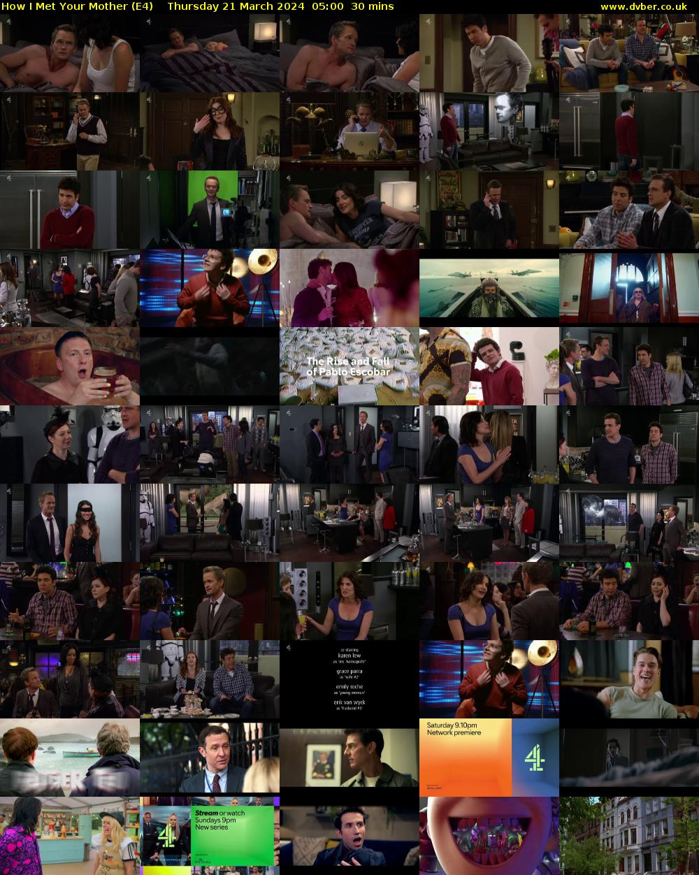 How I Met Your Mother (E4) Thursday 21 March 2024 05:00 - 05:30