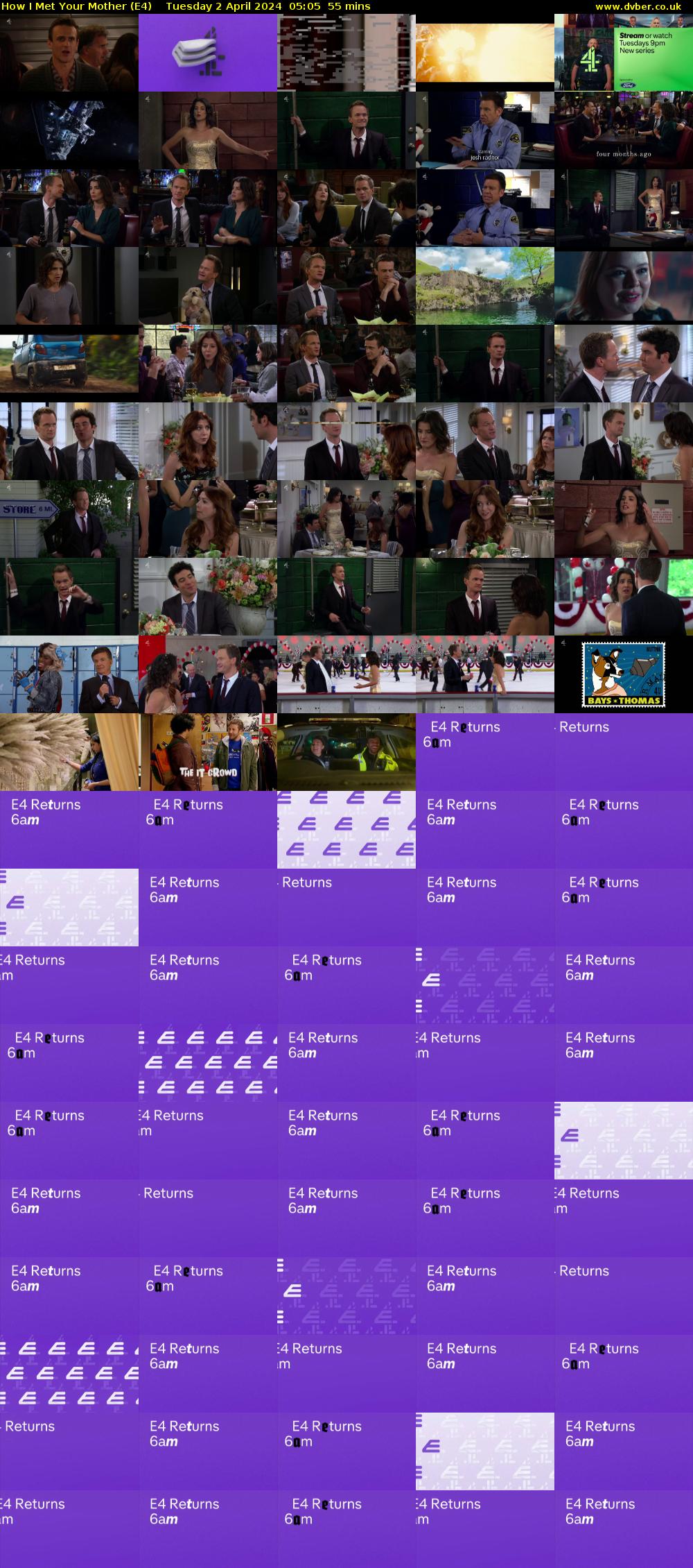 How I Met Your Mother (E4) Tuesday 2 April 2024 05:05 - 06:00