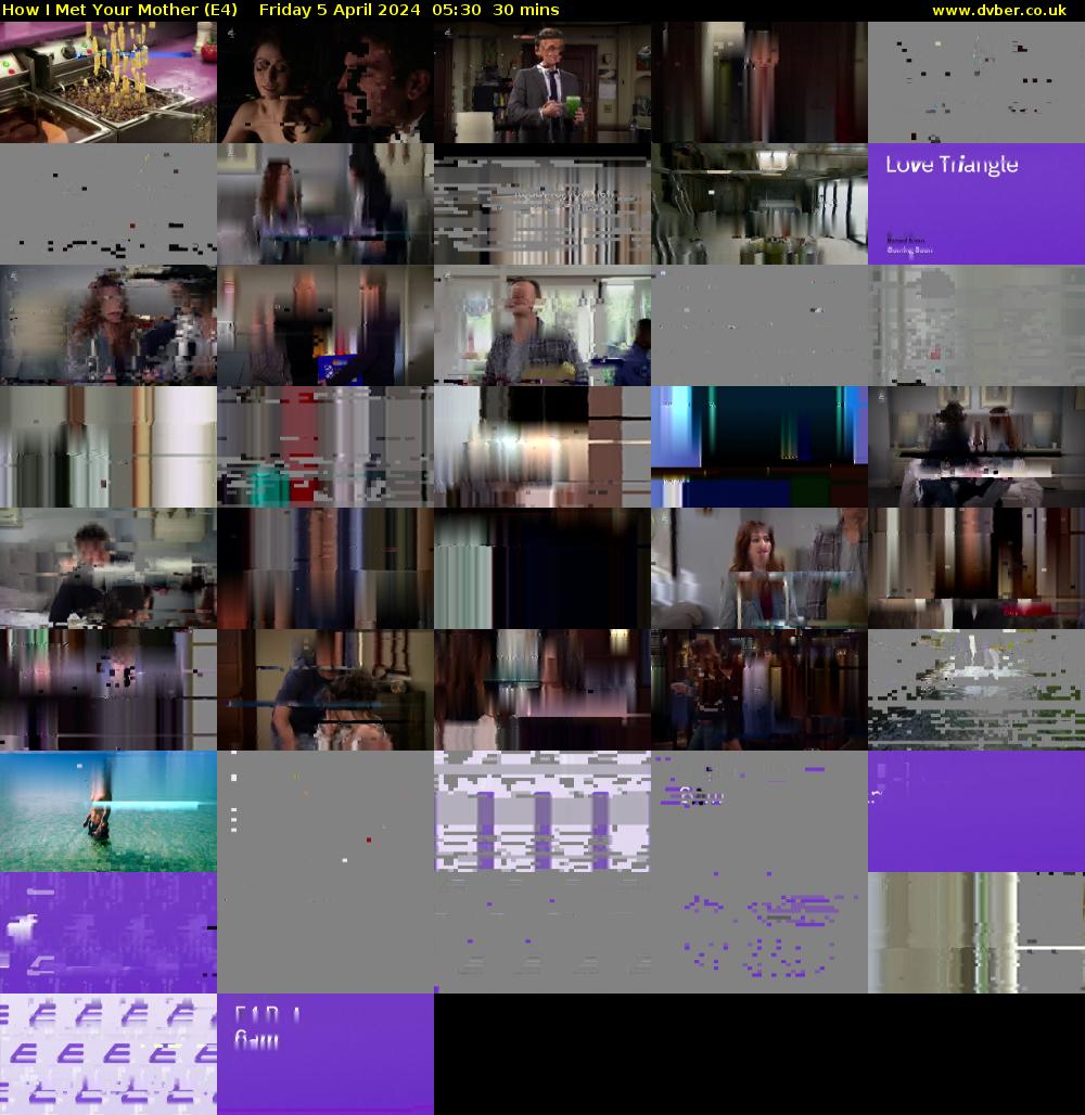 How I Met Your Mother (E4) Friday 5 April 2024 05:30 - 06:00