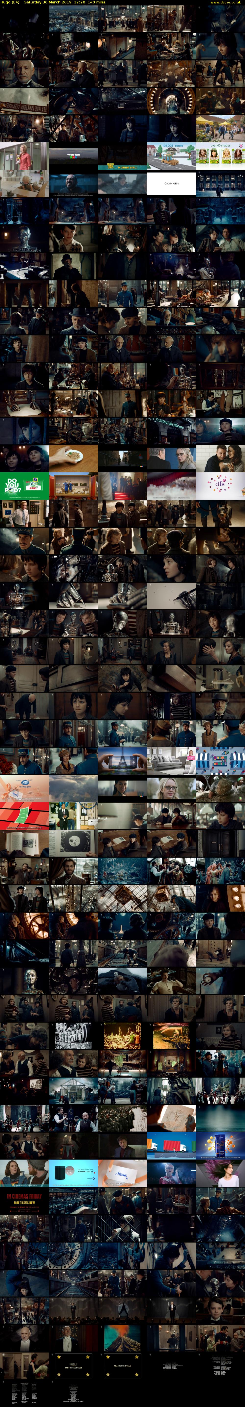 Hugo (E4) Saturday 30 March 2019 12:20 - 14:40