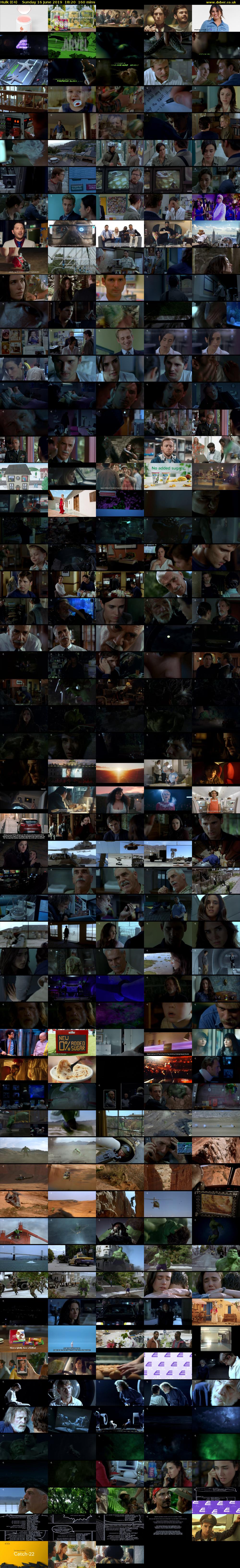 Hulk (E4) Sunday 16 June 2019 18:20 - 21:00