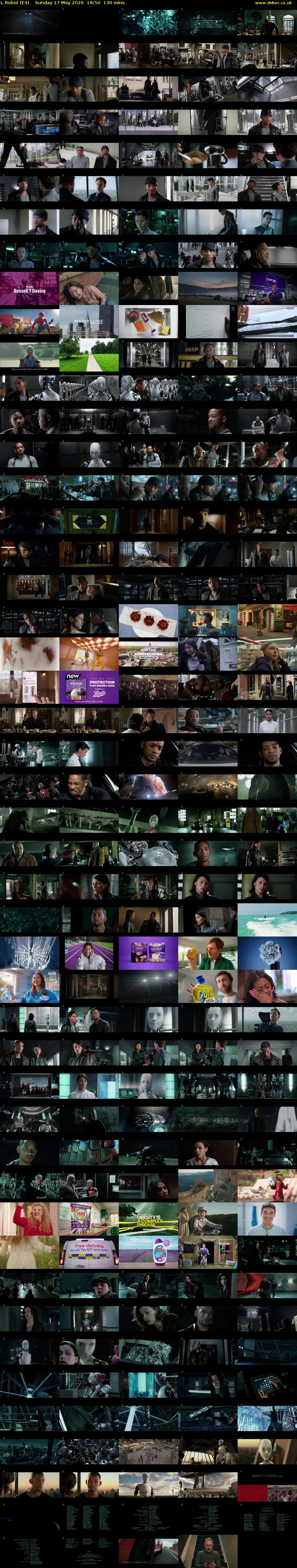 I, Robot (E4) Sunday 17 May 2026 18:50 - 21:00