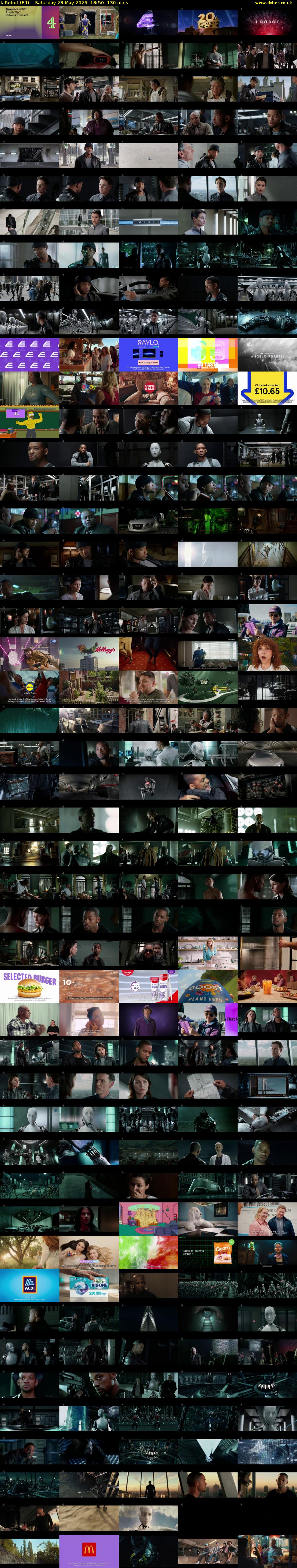 I, Robot (E4) Saturday 23 May 2026 18:50 - 21:00