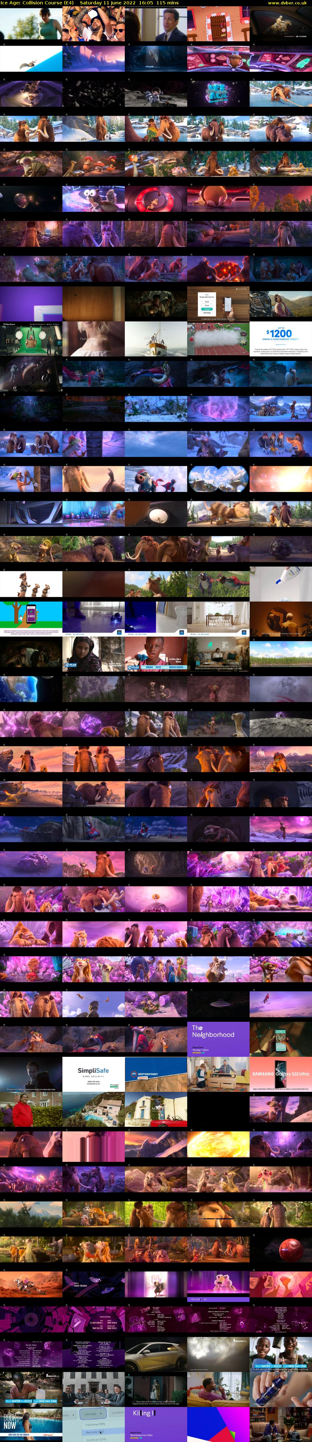 Ice Age: Collision Course (E4) Saturday 11 June 2022 16:05 - 18:00