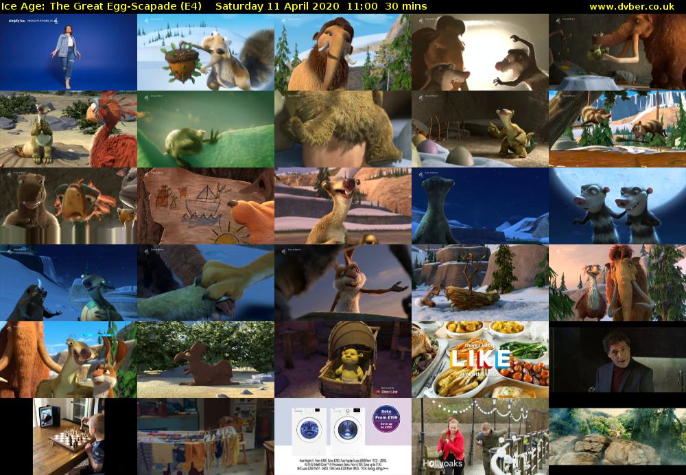 Ice Age: The Great Egg-Scapade (E4) Saturday 11 April 2020 11:00 - 11:30