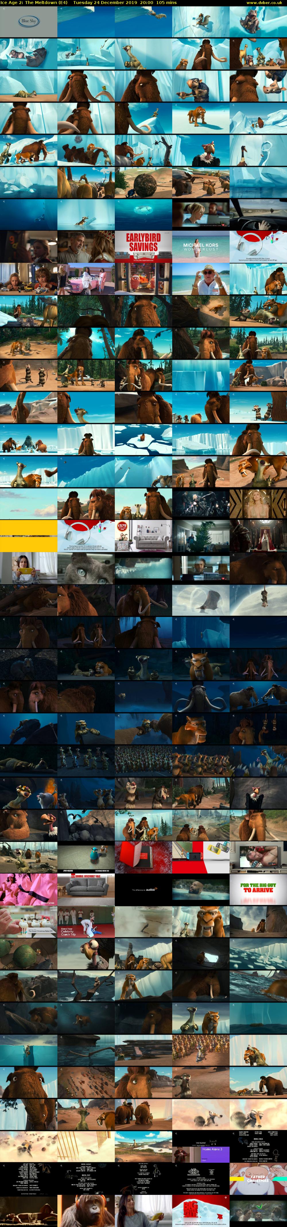 Ice Age 2: The Meltdown (E4) Tuesday 24 December 2019 20:00 - 21:45