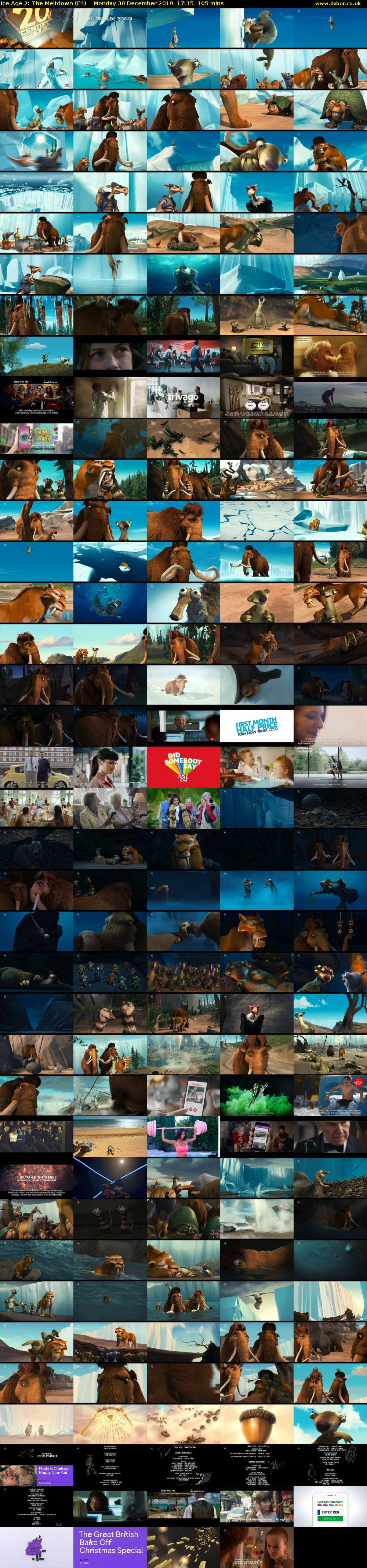 Ice Age 2: The Meltdown (E4) Monday 30 December 2019 17:15 - 19:00