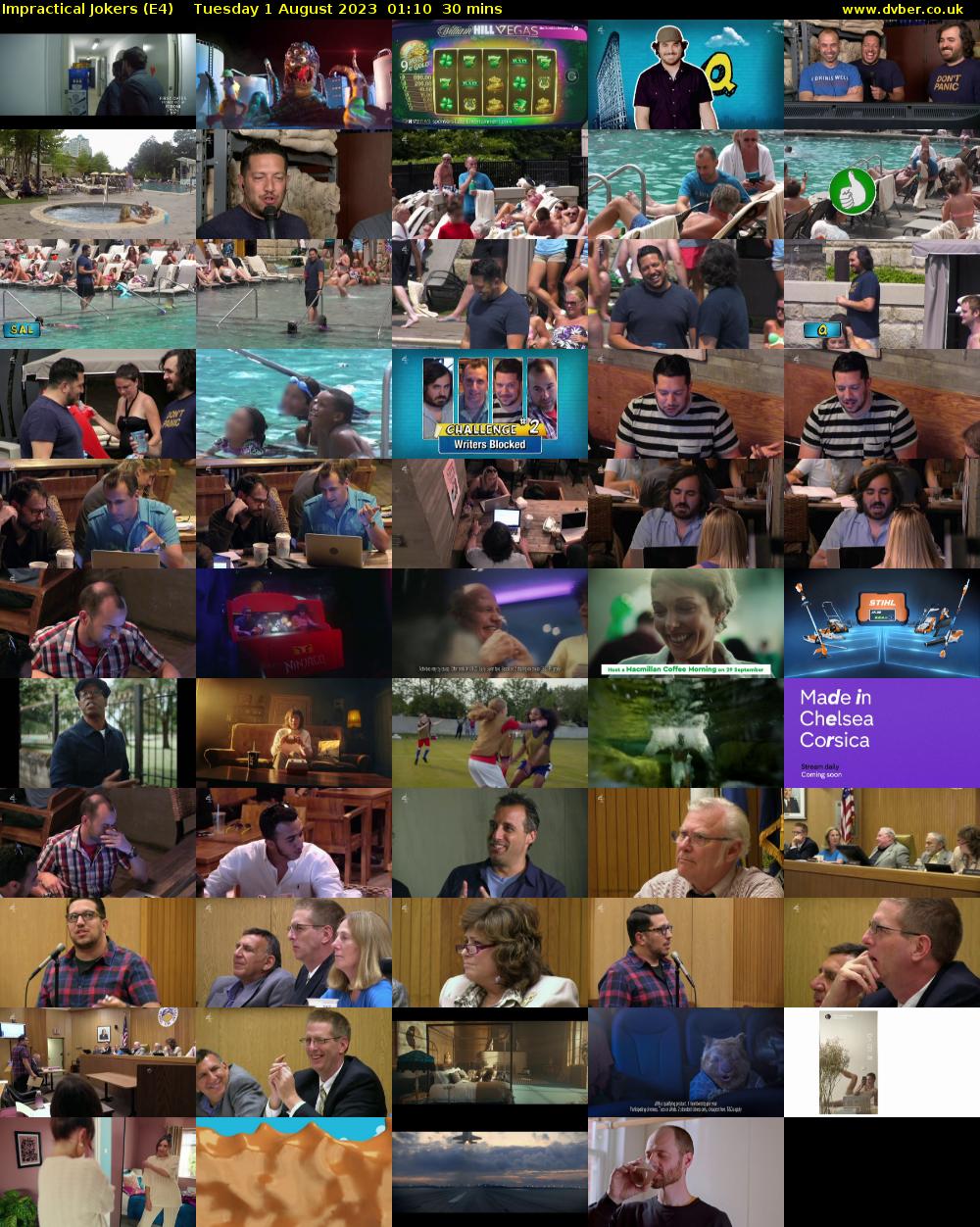 Impractical Jokers (E4) Tuesday 1 August 2023 01:10 - 01:40