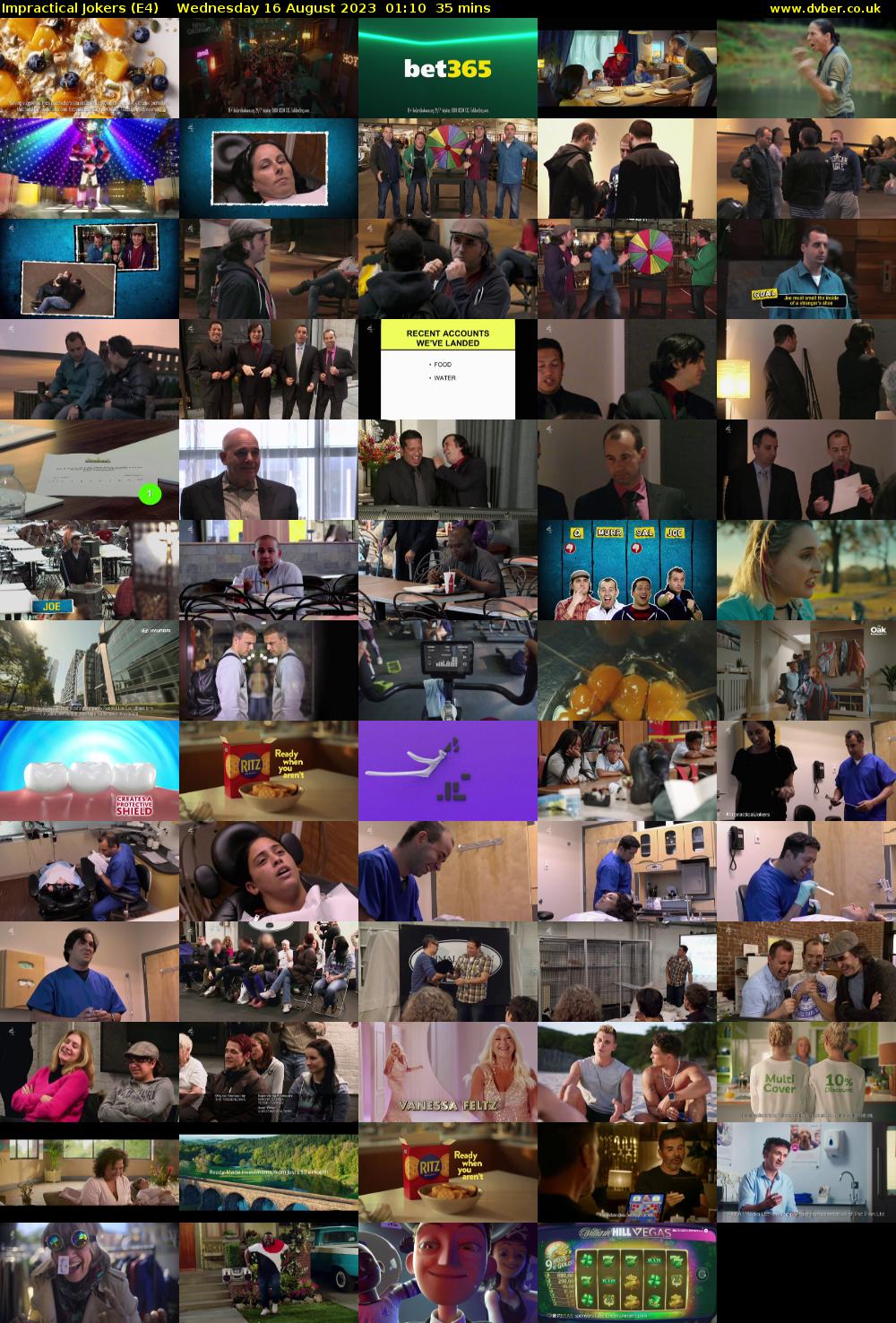 Impractical Jokers (E4) Wednesday 16 August 2023 01:10 - 01:45