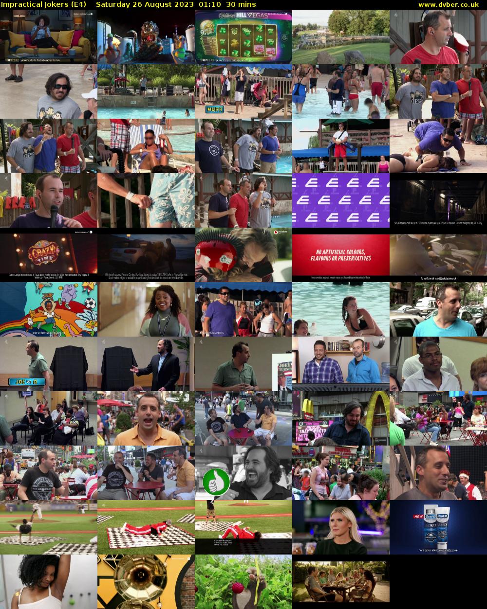 Impractical Jokers (E4) Saturday 26 August 2023 01:10 - 01:40