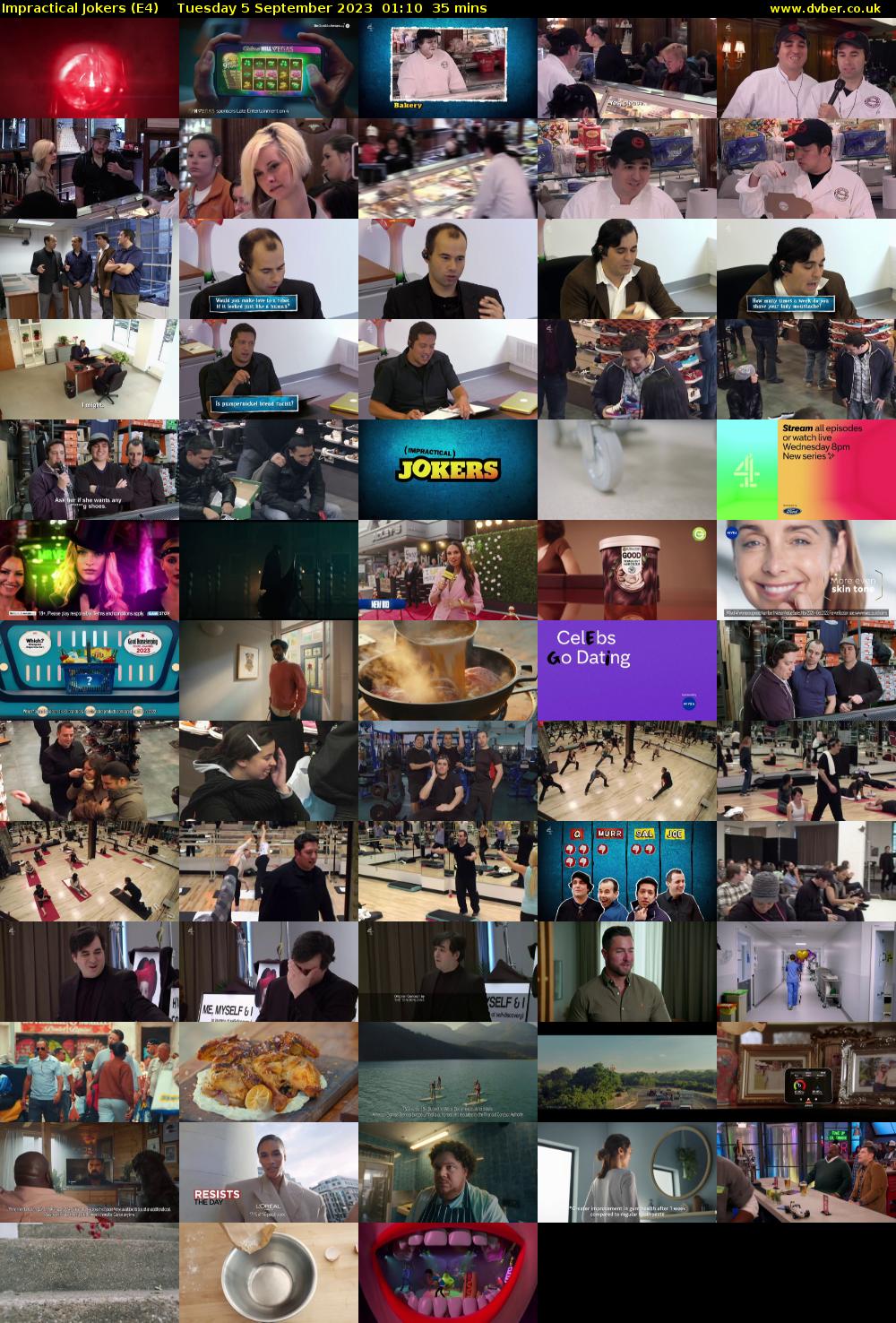 Impractical Jokers (E4) Tuesday 5 September 2023 01:10 - 01:45