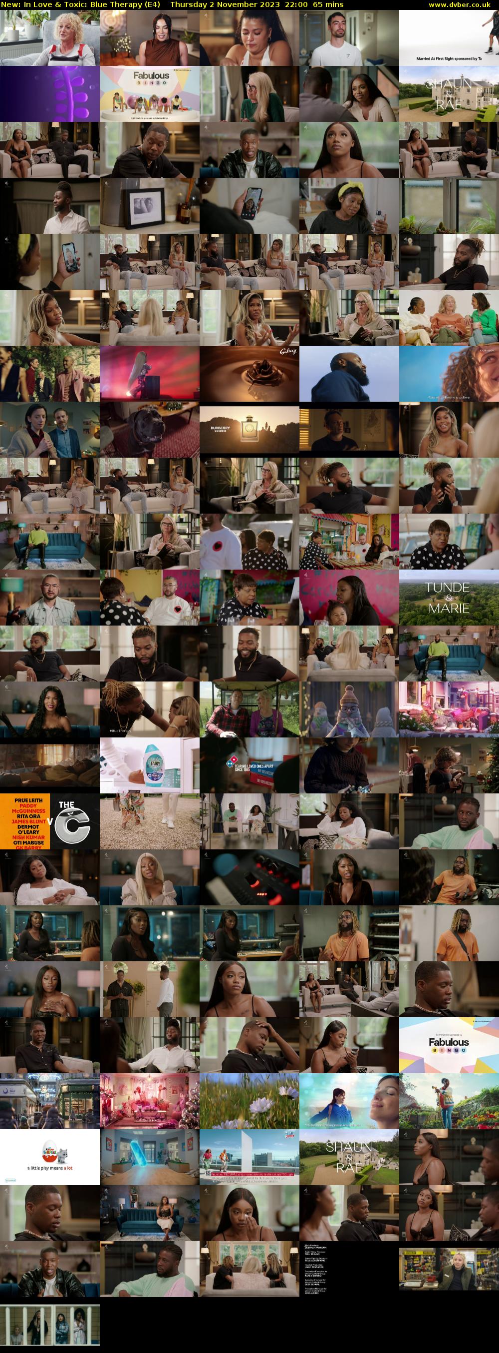 In Love & Toxic: Blue Therapy (E4) Thursday 2 November 2023 22:00 - 23:05