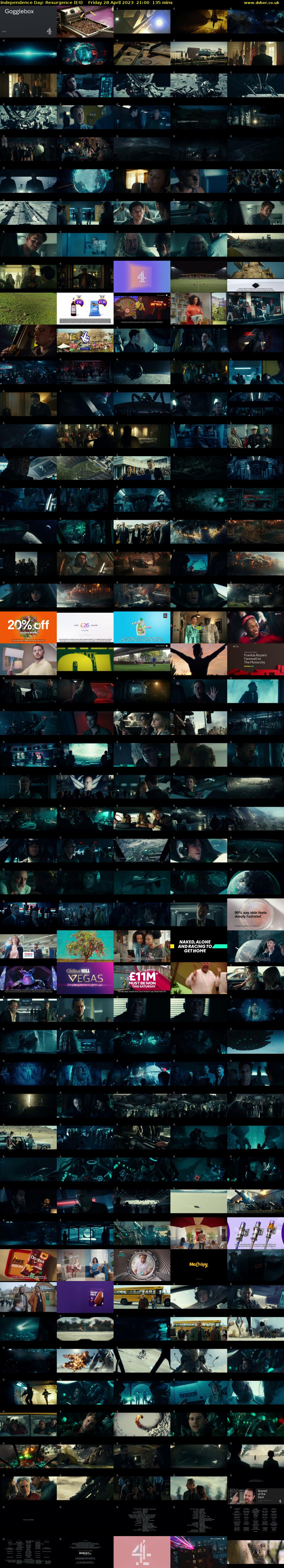 Independence Day: Resurgence (E4) Friday 28 April 2023 21:00 - 23:15
