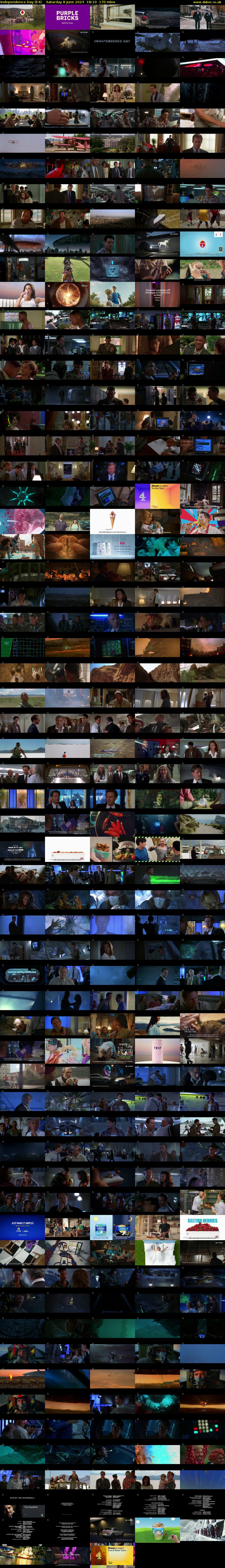 Independence Day (E4) Saturday 8 June 2024 18:10 - 21:00