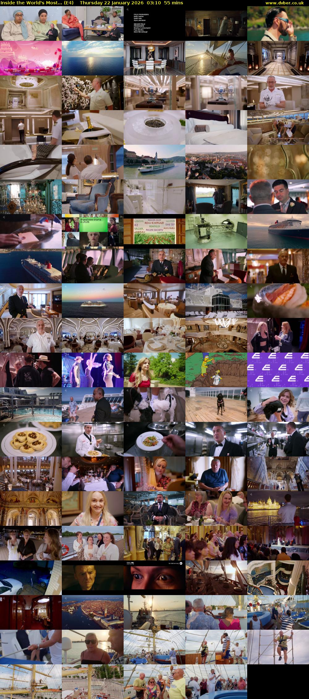 Inside the World's Most... (E4) Thursday 22 January 2026 03:10 - 04:05