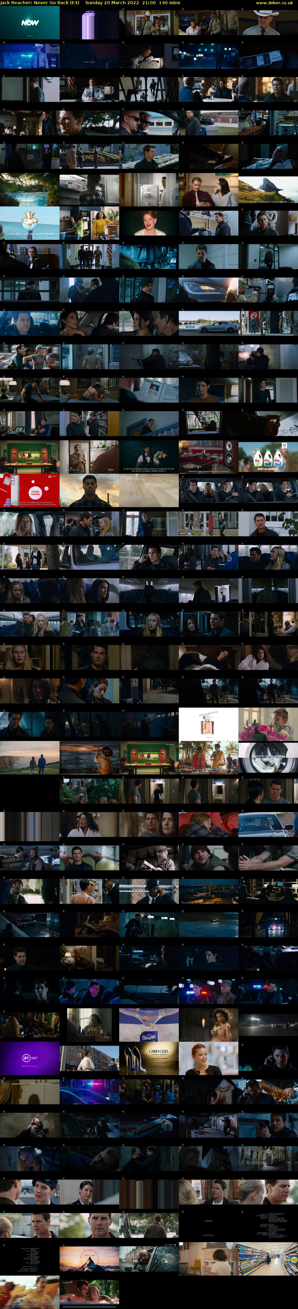 Jack Reacher: Never Go Back (E4) Sunday 20 March 2022 21:00 - 23:20